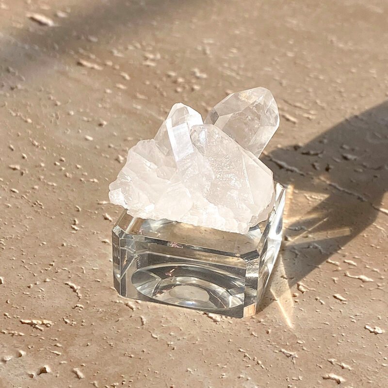 Tiny Rabbit ✧ Clear Quartz Cluster