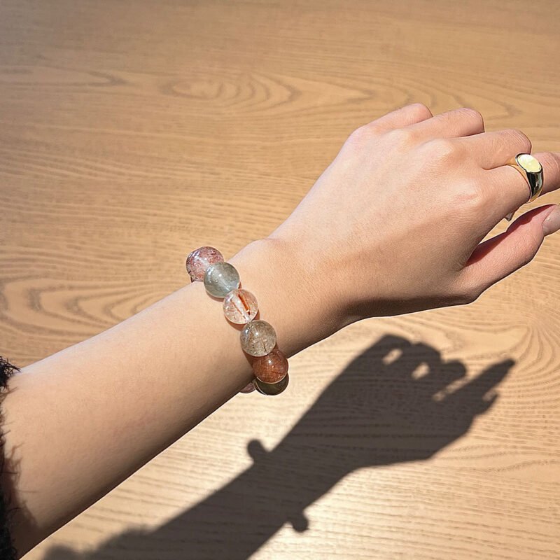 Multi-color Rutilated Quartz Bracelet - Image 2