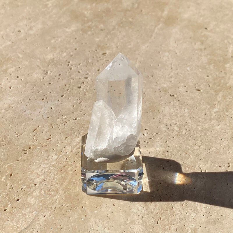Tiny Rabbit ✧ Point Clear Quartz