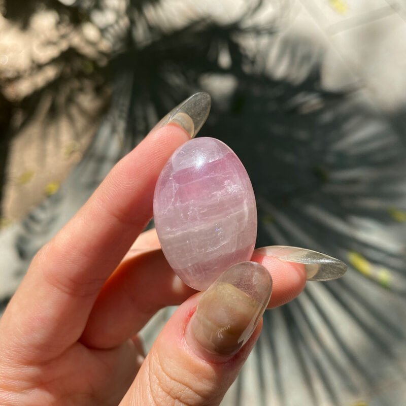 Fluorite Plam Stone