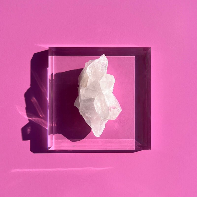 Mature Rabbit ✧ Clear Quartz Cluster