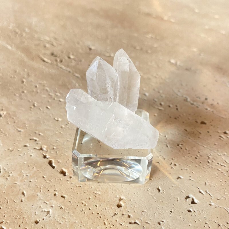 Tiny Rabbit ✧ Clear Quartz Cluster