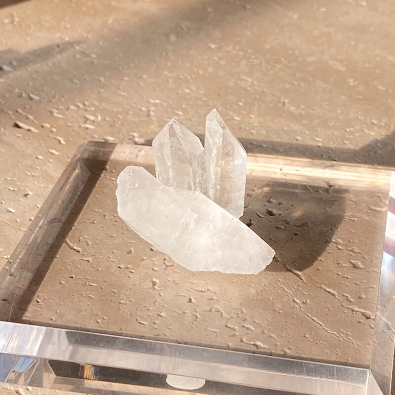 Tiny Rabbit ✧ Clear Quartz Cluster - Image 2