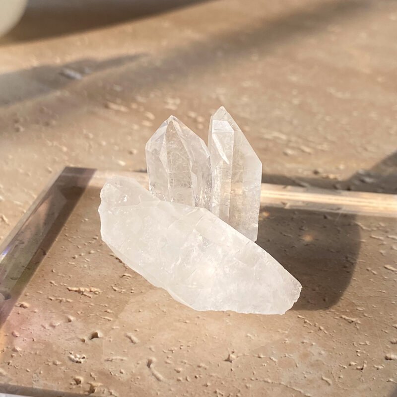 Tiny Rabbit ✧ Clear Quartz Cluster - Image 3