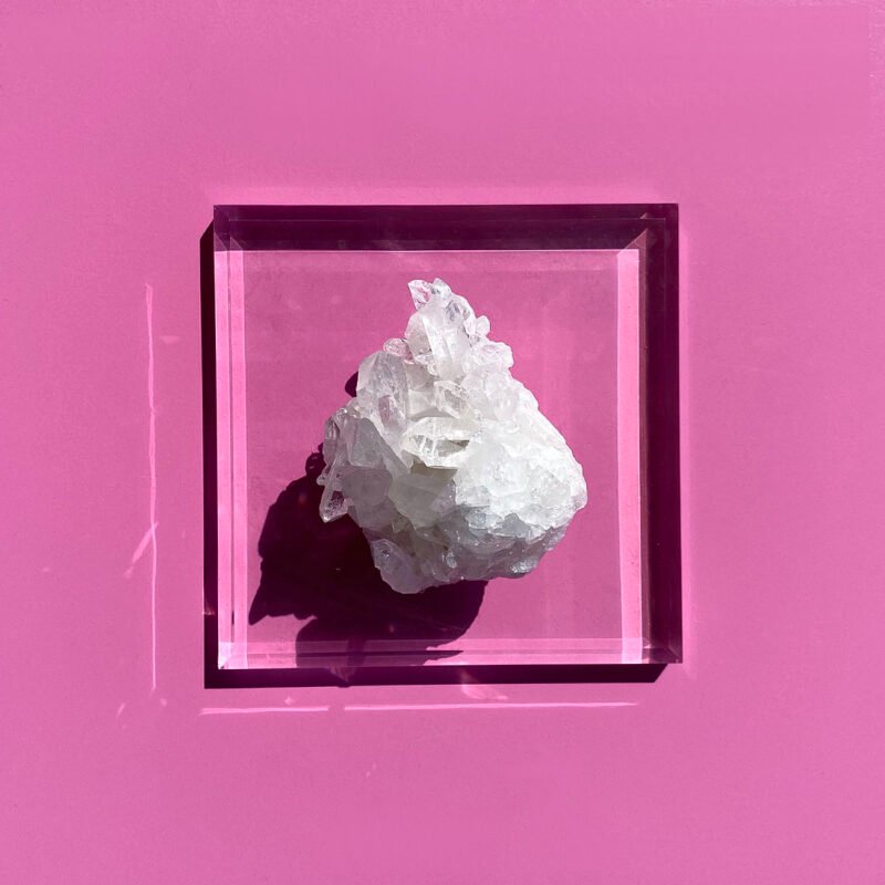 Mature Rabbit ✧ Clear Quartz Cluster