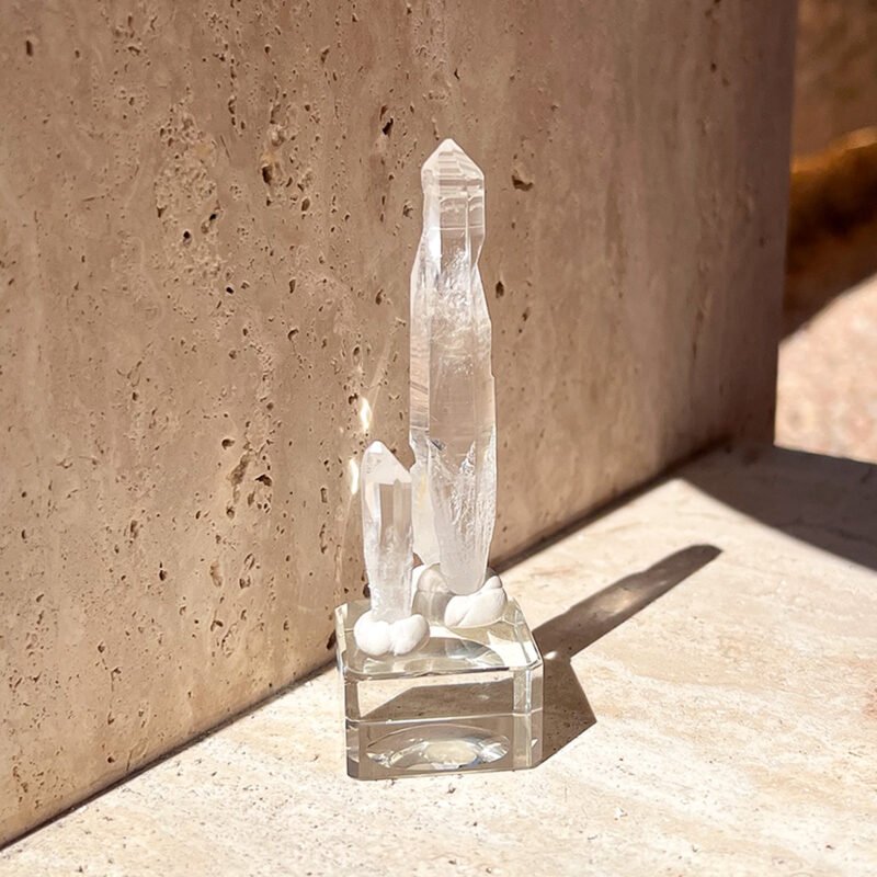 Tiny Rabbit ✧ Point Clear Quartz - Image 2
