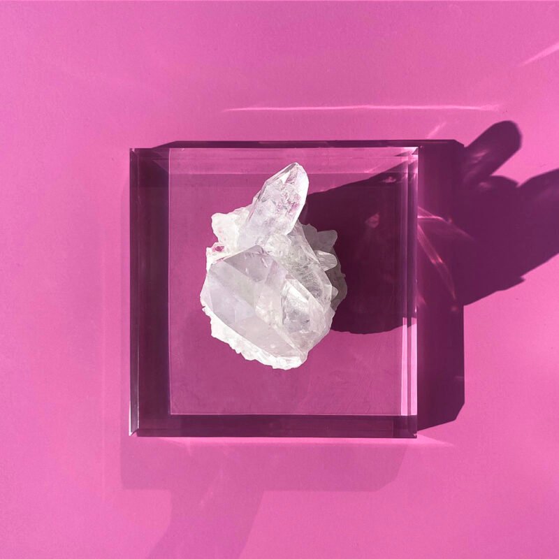 Mature Rabbit ✧ Clear Quartz Cluster