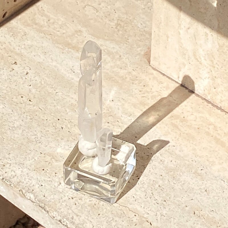 Tiny Rabbit ✧ Point Clear Quartz - Image 4