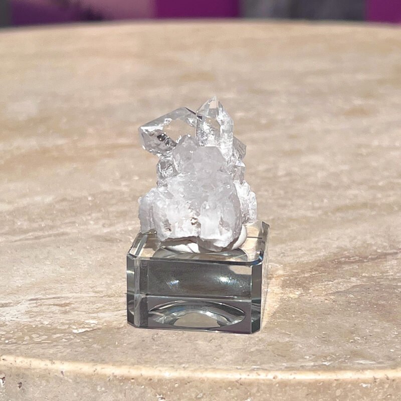 Tiny Rabbit ✧ Clear Quartz Cluster - Image 3