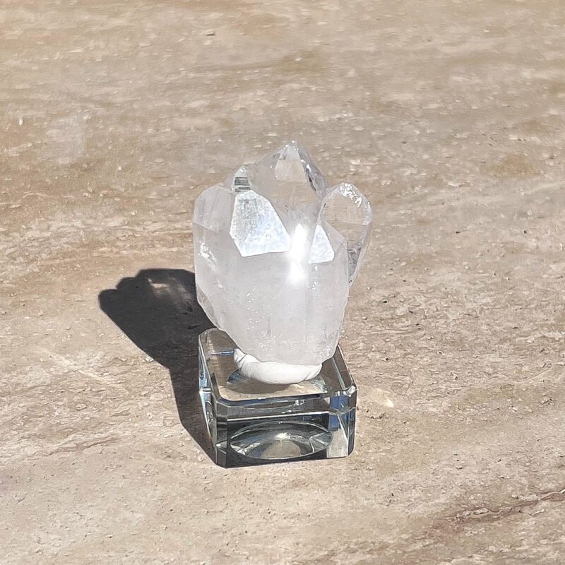 Tiny Rabbit ✧ Clear Quartz Cluster - Image 2