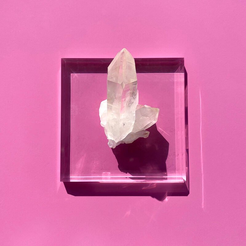 Mature Rabbit ✧ Clear Quartz Cluster