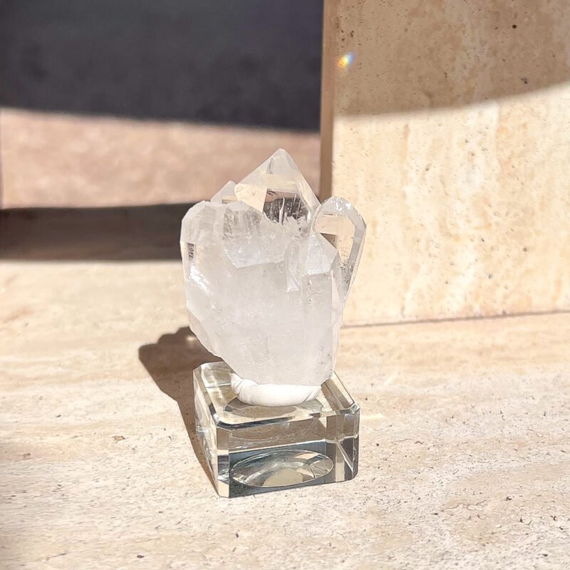 Tiny Rabbit ✧ Clear Quartz Cluster