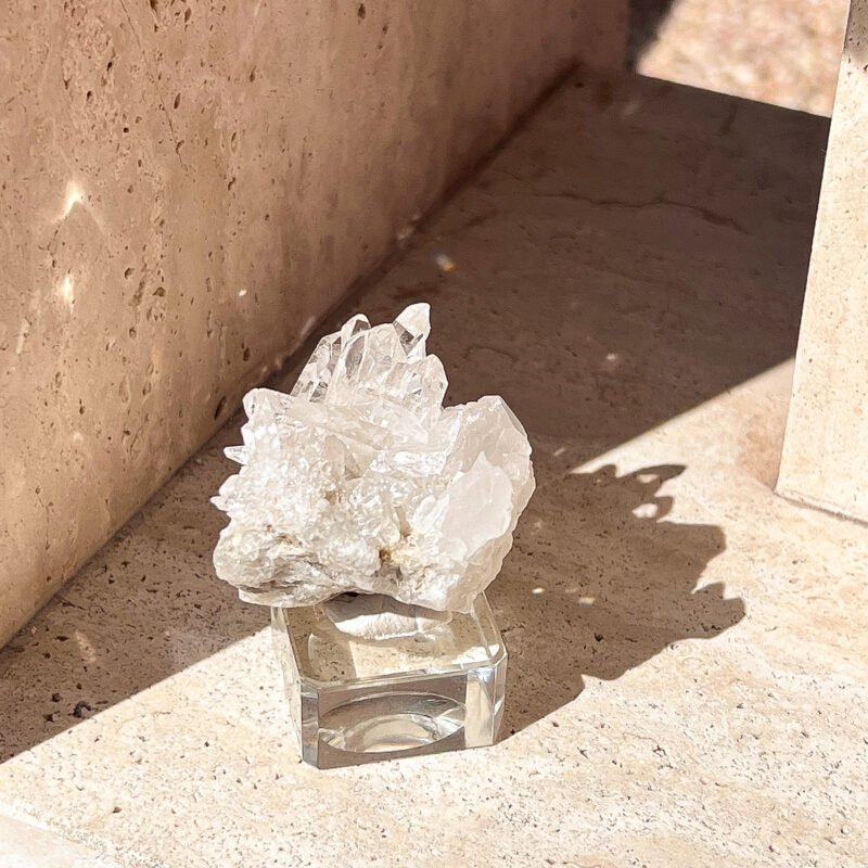 Tiny Rabbit ✧ Clear Quartz Cluster