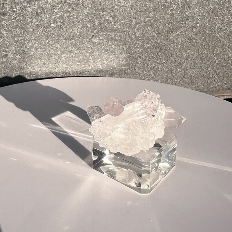 Tiny Rabbit ✧ Clear Quartz Cluster