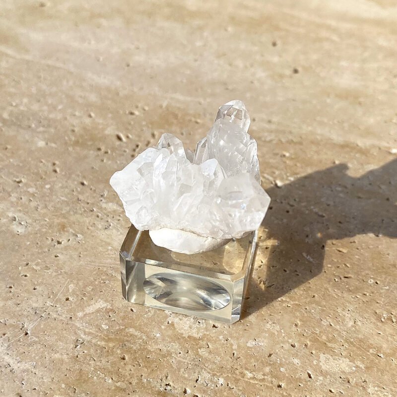 Tiny Rabbit ✧ Clear Quartz Cluster