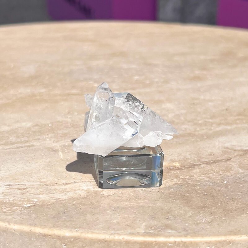 Tiny Rabbit ✧ Clear Quartz Cluster - Image 3