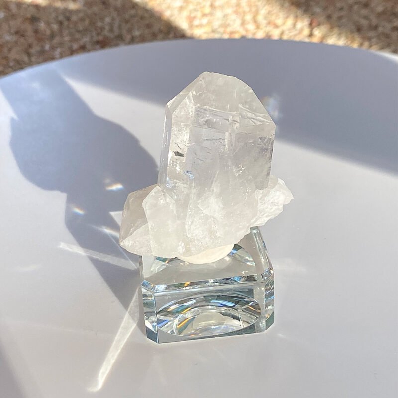 Tiny Rabbit ✧ Clear Quartz Cluster - Image 3