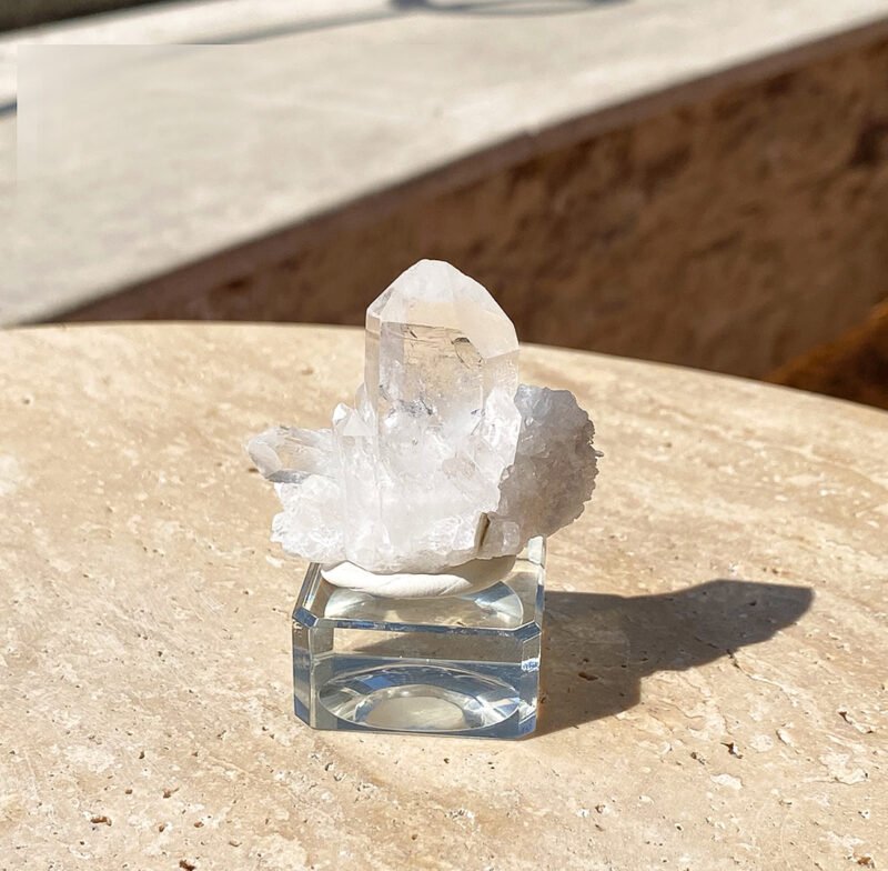 Tiny Rabbit ✧ Clear Quartz Cluster - Image 2
