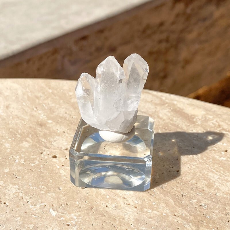 Tiny Rabbit ✧ Clear Quartz Cluster