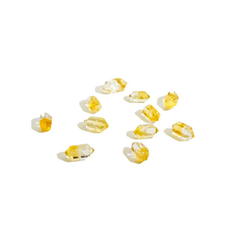 Citrine Double Terminated Bead