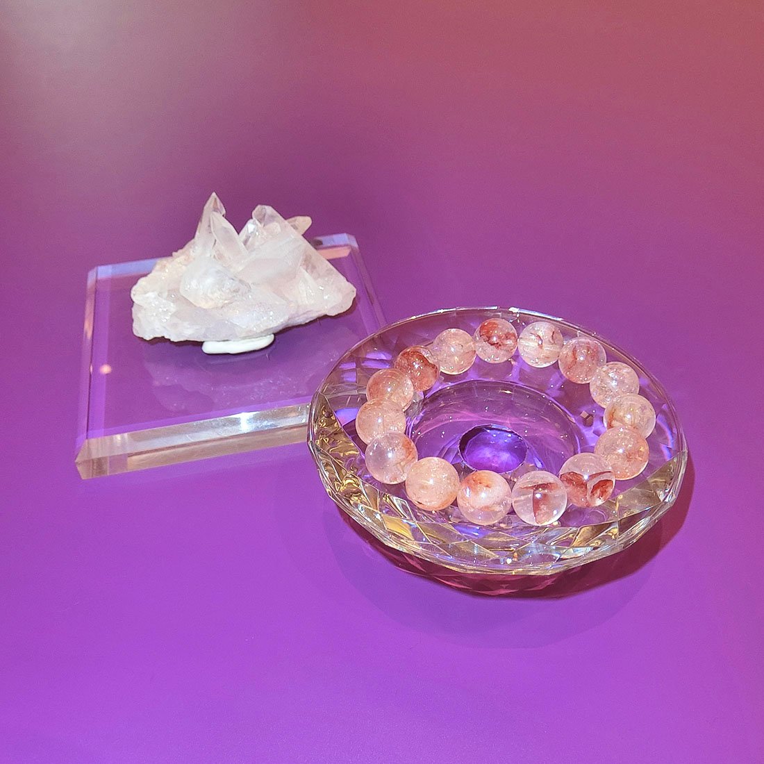 Sale* Red Hematite Quartz Bracelet Purification Set
